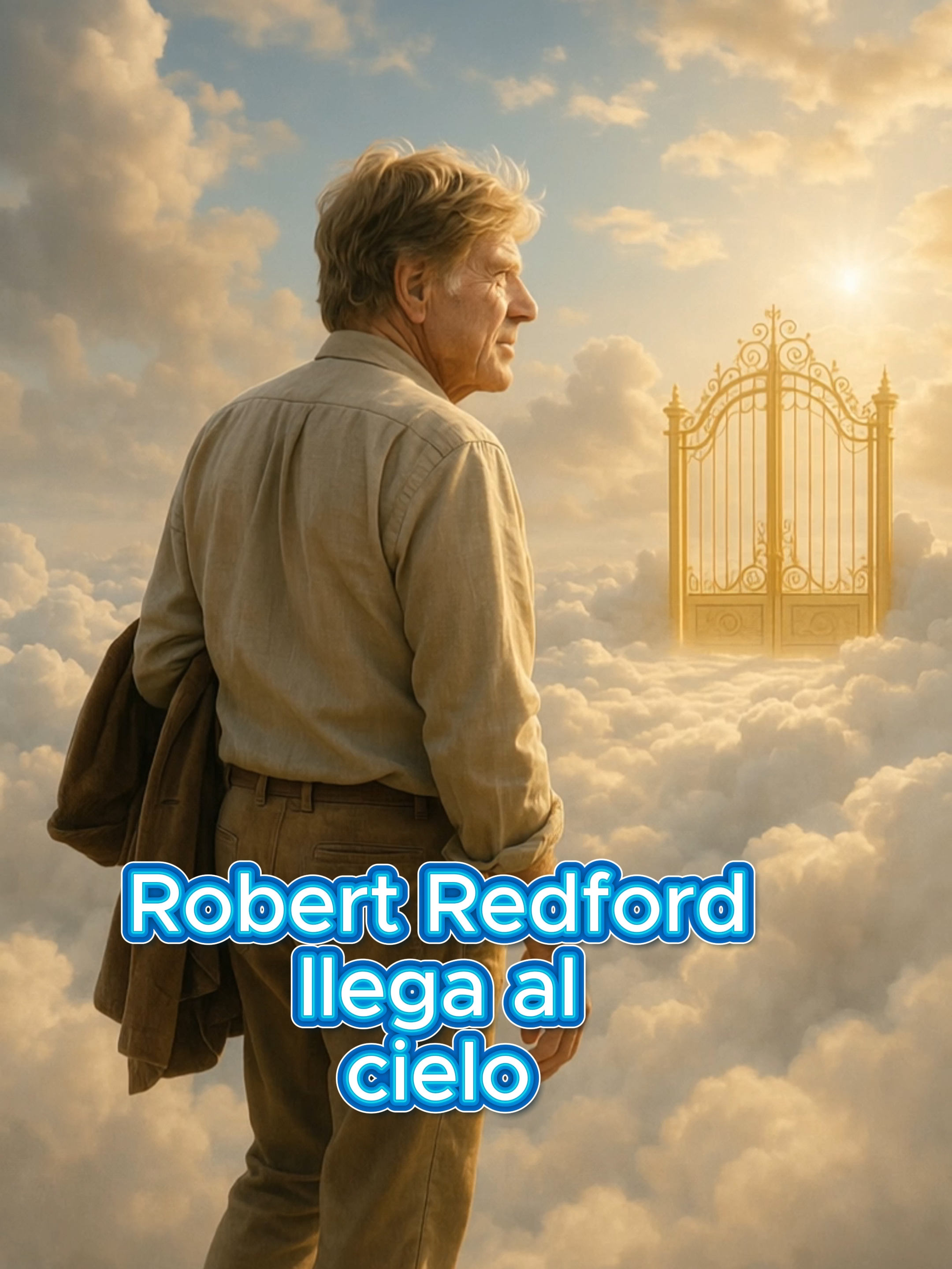 Robert Redford llega al cielo. #ia #rip #dep #hollywood