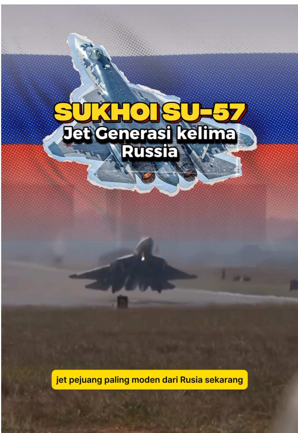 Ini adalah jet ikonik generasi kelima oleh Rusia. Ramai orang mungkin tak tahu, Sukhoi SU-57 ni sebenarnya jet tempur generasi kelima buatan Rusia. Okay, jom kita ringkaskan info dia senang faham selepas anda tonton video itu. SU-57 ni jadi bualan sebab prestasi dia pelik sikit — ada teknologi Stealth, atau bahasa mudahnya halimunan. Musuh memang susah nak kesan. Bukan tu je, jet ni boleh buat manuver gila-gila, macam korang tengok dalam Top Gun. Lagi power, senjata dia boleh simpan dalam badan pesawat, jadi stealth dia masih maintain. Bunyi macam perfect kan? Tapi realitinya, jet ni ada masalah besar: •Produksi slow gila, unit yang siap pun sikit. •Enjin baru masih fasa ujian, so banyak unit pakai enjin lama. •Kemampuan tempur dia? Masih samar. Ujian ada, tapi hasilnya tak seberapa jelas. SU-57 ni memang jadi impian Rusia nak modernkan angkatan udara, tapi realiti dia tak seindah promosi.