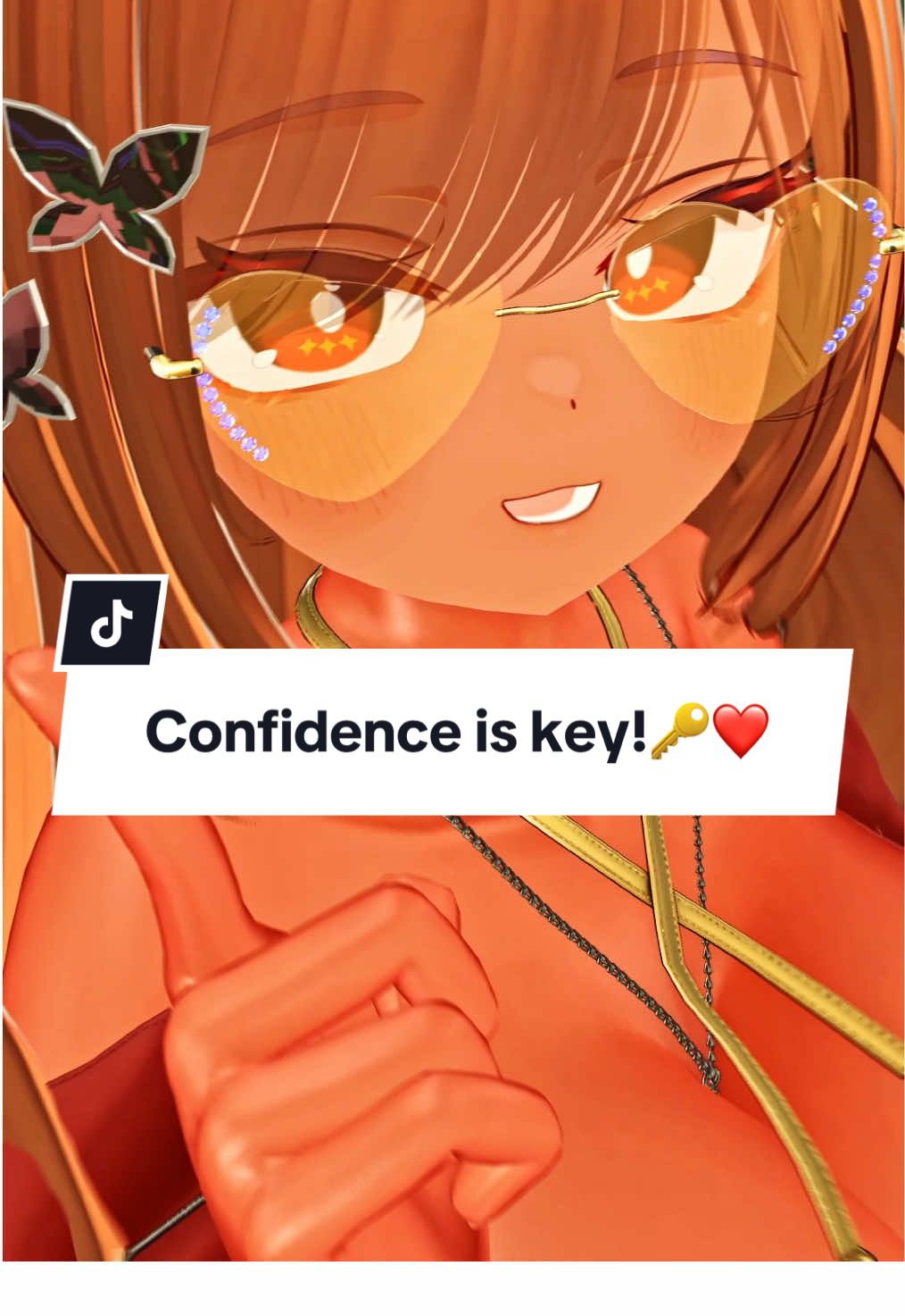 Confidence is key!🔑❤️