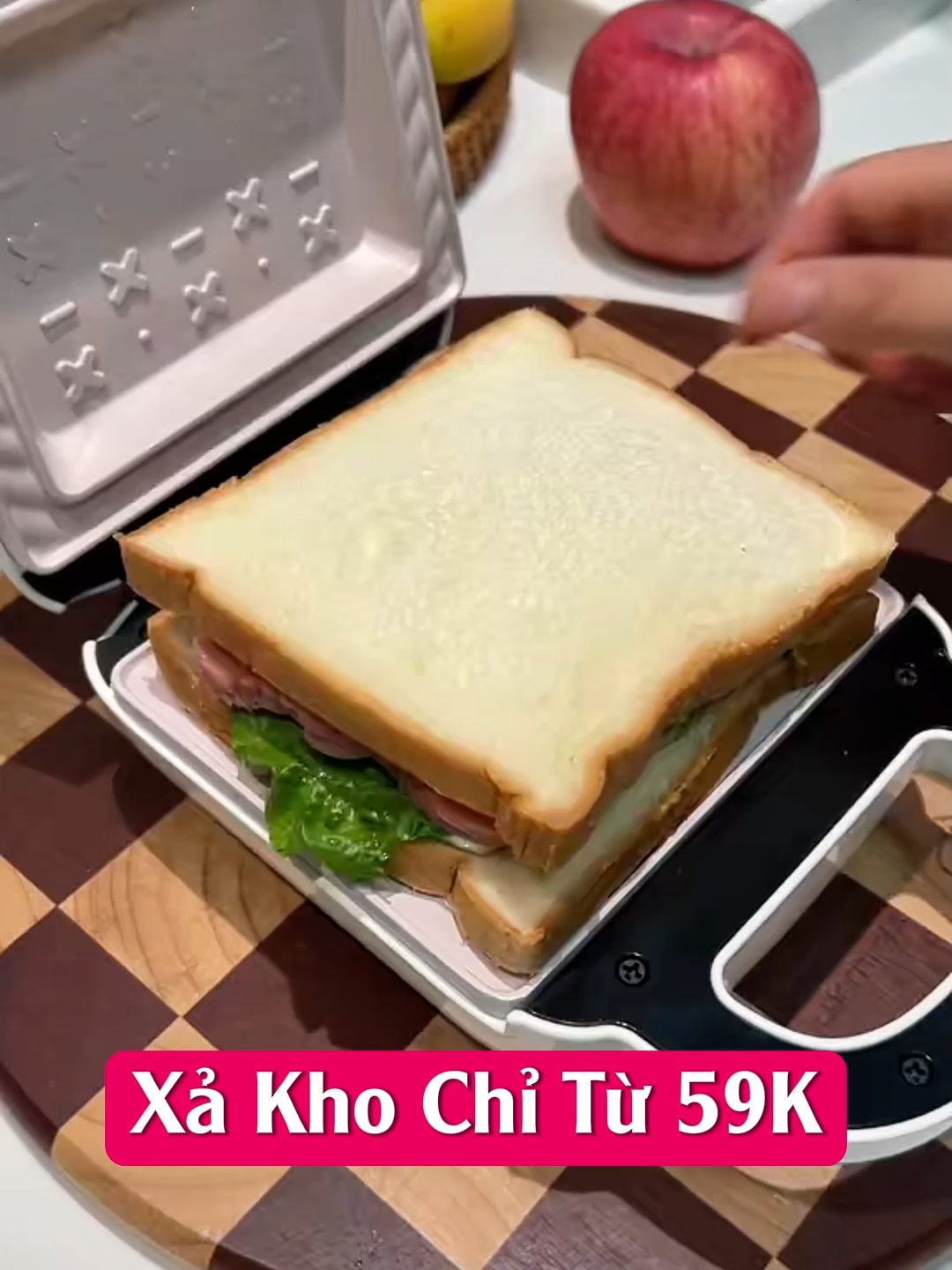 Máy làm sandwich giá rẻ – Tiết kiệm thời gian #smart #maylamsandwich #xuhuong #dogiadung