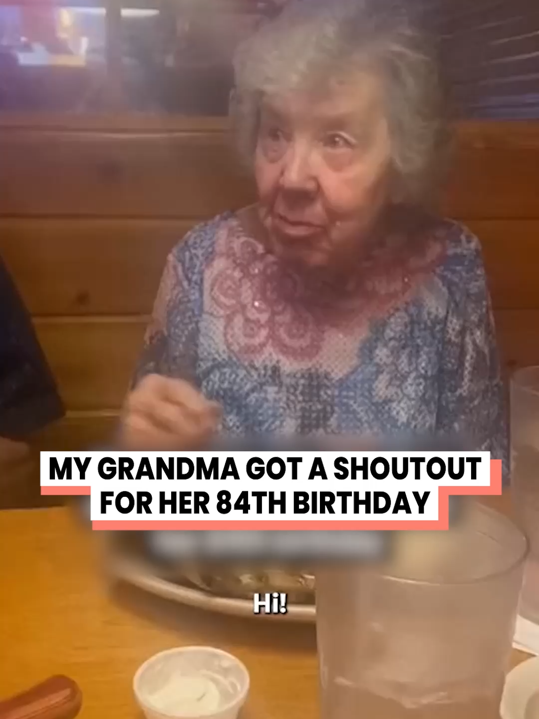 Grandma Rosie seems like the sweetest soul 🥺 (@raven_hyde_ ) #milestone #grandma #wholesome #birthday