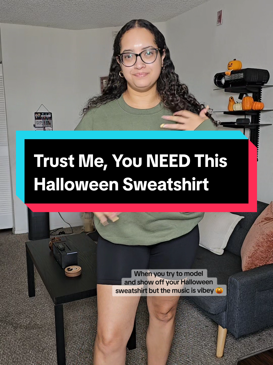 You have to admit this song slaps 😆🎃 Anywho, grab this horror movie coffee cup sweatshirt, y'all. I'm wearing an XL, and it fits oversized. You can get it on a T-shirt, too. #sweatshirt #halloweensweatshirt #halloween #horrormovies #coffeelovers 