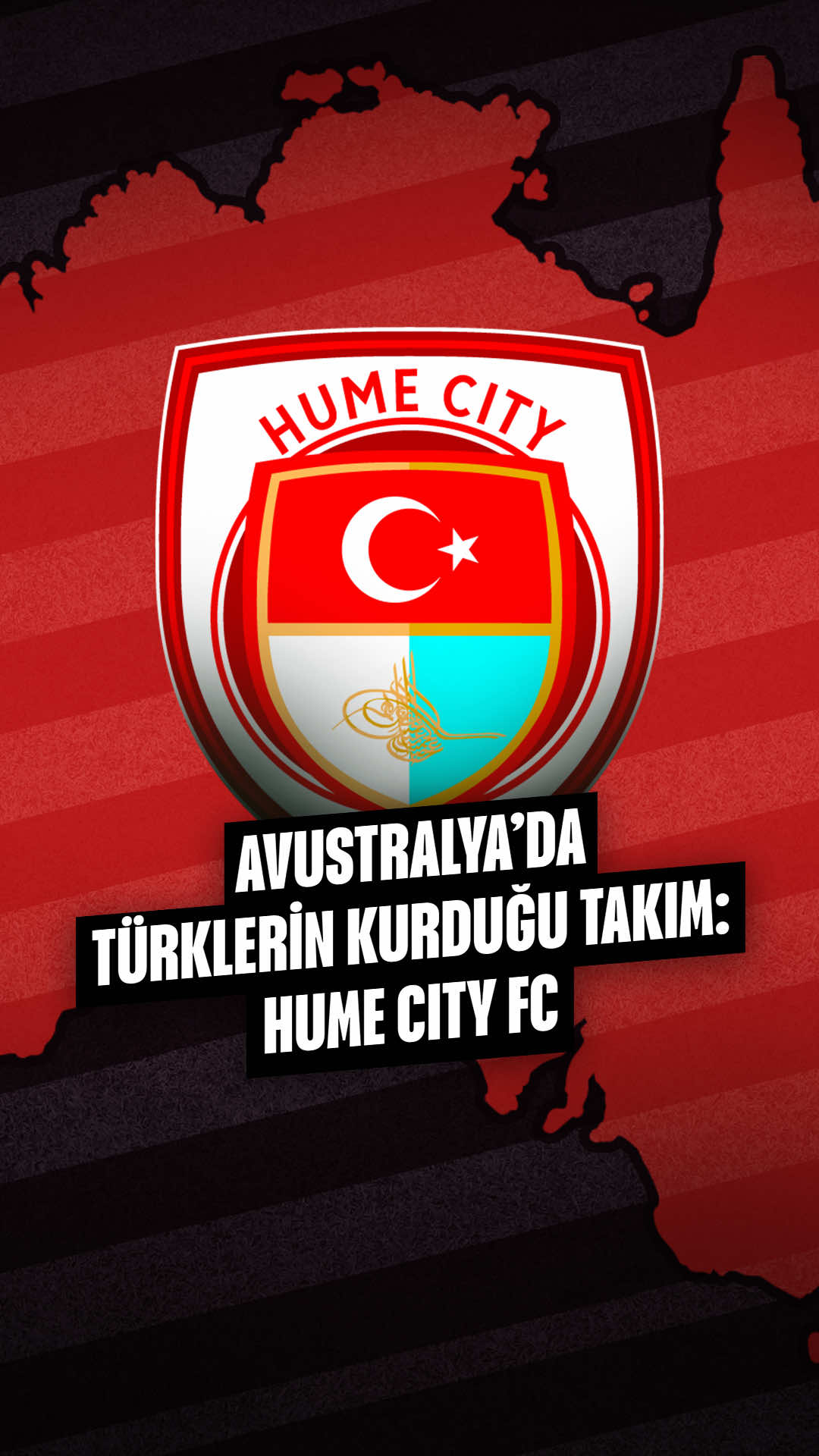 Avustralya’da Türklerin kurduğu, armasında Türk bayrağı olan bir takım var: Hume City FC! #futbol #futboltiktok #keşfet 