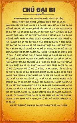 Chú đại bi #phatphapnhiemmau #tutaptutam #chudaibi 