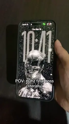 Bro is the king of 60hz phones #fyp #iphone16plus 