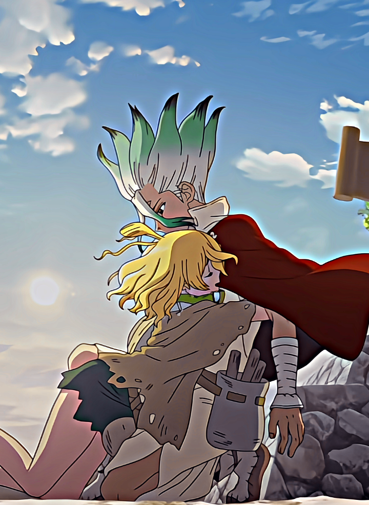 time skip 7 tahun, Suika berhasil membangktikan Senku kembali😆 #drstone #suika #senkuuishigami #margawof #anime 