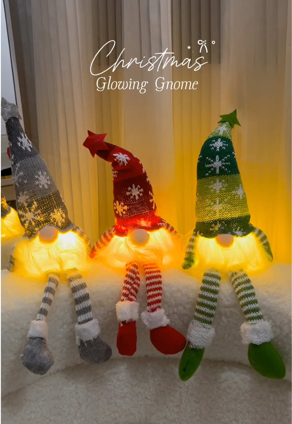 Ang lakas ng ilaw and ang cucute nila! Gandang decoration! 🎄🌲🎅🏻 #GlowingGnome #ChristmasDecor #ChristmasDwarf #ChristmasGnome #ChristmasGnomes 