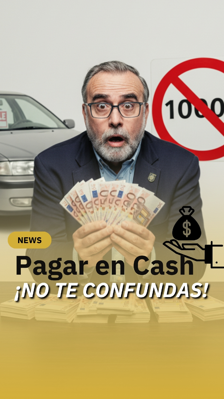 ¿Sabías que entre particulares no existe límite para pagar en efectivo en España? 🤯 👉 Si compras un coche de segunda mano a otra persona, puedes pagarlo en billetes sin problema. 👉 Lo que sí está limitado es cuando entra en juego un profesional, autónomo o empresa: en esos casos no puedes pagar más de 1.000€ en efectivo. En resumen: ✔️ Entre particulares ➡️ sin límite ✔️ Con profesionales ➡️ máximo 1.000€ Un dato que muchos desconocen y que genera bastante confusión en la calle. ¿Tú qué opinas? ¿Es lógico poner límites al pago en efectivo o tendríamos que poder usar nuestro dinero libremente? 💬 📌 Guarda este reel para consultarlo cuando te surja la duda y compártelo con quien siempre paga en metálico. #DineroEnEfectivo #EconomiaEspaña #PagosEnEfectivo #España #CuriosidadesLegales #EducacionFinanciera #EconomiaDomestica #DatosInteresantes #LeyEspañola #CorrupciónYControl