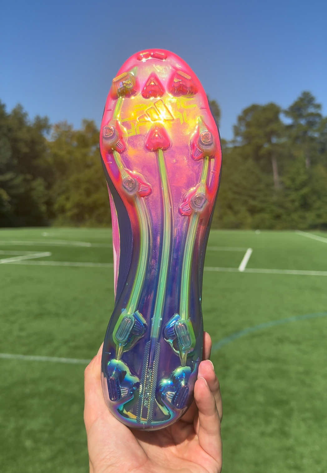 Up close with the adidas F50 Lamine Yamal 🔥 #soccerdotcom #adidasfootball #footballboots #soccercleats #lamineyamal 