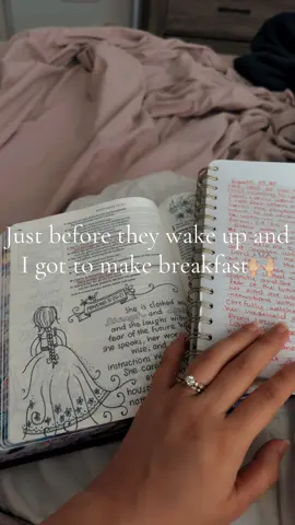 As mom we get need that special time with Jesus before the chaos starts.  #creatorrewardsprogram #ad #pregnanttiktok #sahm #bluecollarwife 