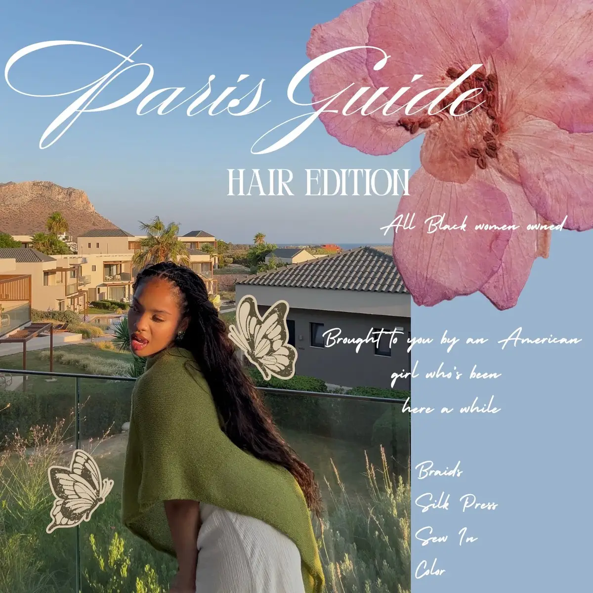 A list of my go to stylists since i’ve been living in Paris!! This is for all the girlies who either just moved here or just passing through 🌺🤍💋  #europeansummer #blackgirlinparis #blackhairtiktok #knotlessbraids #paris 