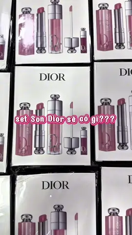 Set Son dưỡng Dior đẹp xỉu #dior #sonduong #sondior #duongmoi #lamdep 