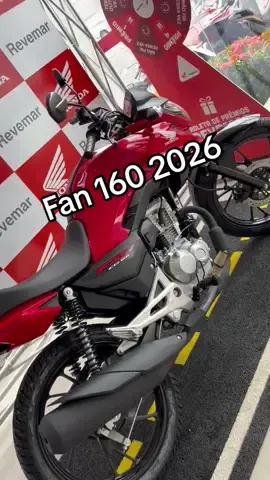 fan 160 2026 a vermelha tradicional né ?😍 oq acham? . . . . #meta #160 #fan #honda #manaus 