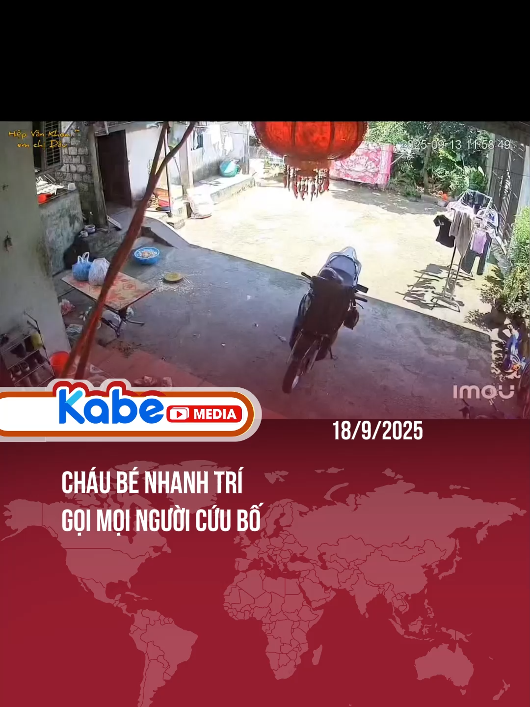 Cháu bé nhanh trí gọi người lớn cứu bố bị điện giật! #thao #diengiat