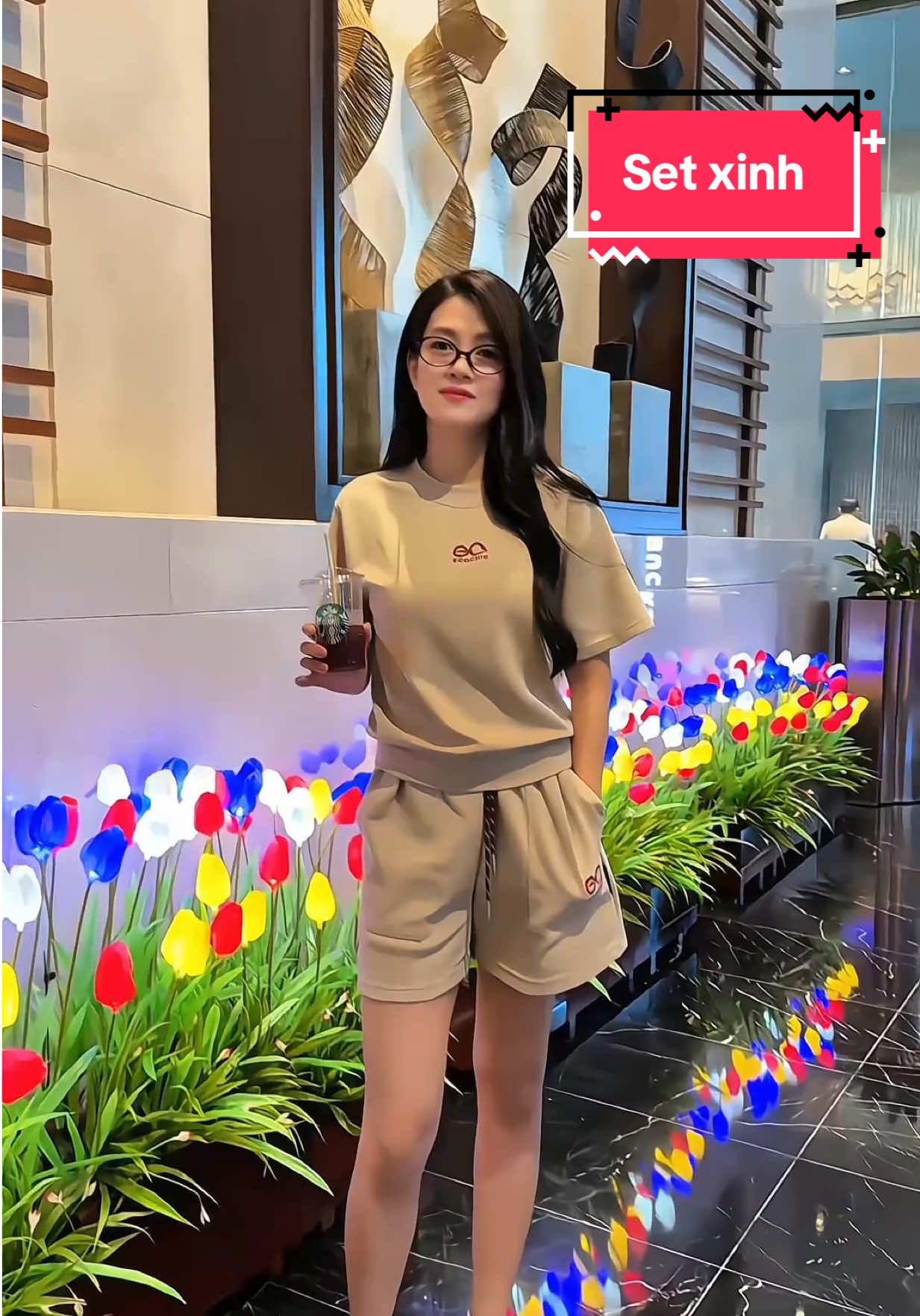 Set đồ tiện gọn nhẹ, sà lé đậm sâu #setthethao #setthethaonu #setdonu #ecochic #thuythethao 