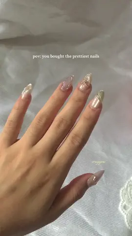 girl ang elegant tignan i love these nails 😩 + fs + w freebies! #fyp #fashion #fakenails 