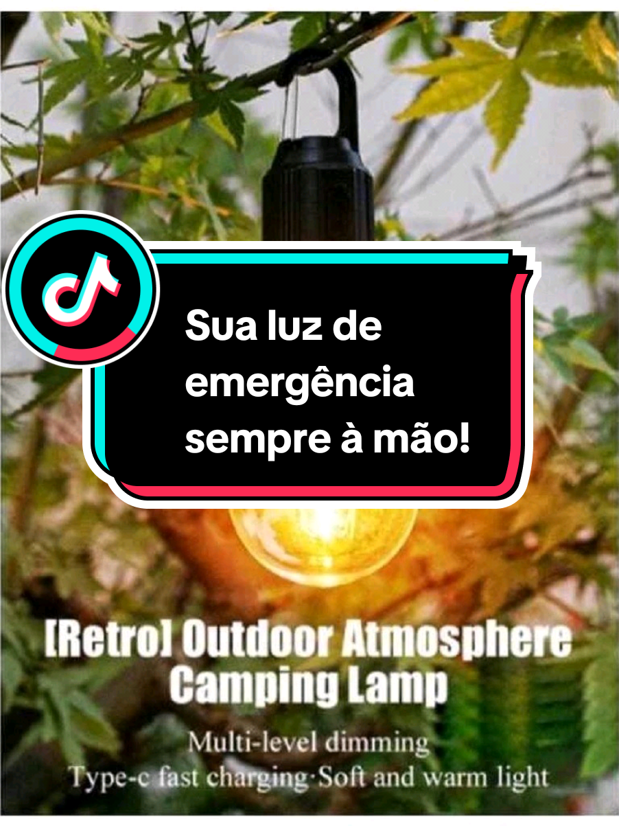 A Lâmpada LED Portátil com Gancho Recarregável USB-C é prática, versátil e indispensável no dia a dia. 💡 Luz forte e econômica, perfeita para acampamentos, pescarias, viagens ou uso em casa. 🔋 Recarregável via USB-C, dispensa pilhas descartáveis. 🪝 Possui gancho que facilita o uso em barracas, varais ou ambientes improvisados. ⚡ Ideal também para situações de emergência, quedas de energia ou iluminação rápida. Compacta, resistente e fácil de transportar: sua luz onde e quando precisar! #lâmpadaled #luzdeemergencia #luz#achadinhos@achadosdalaranjinha 