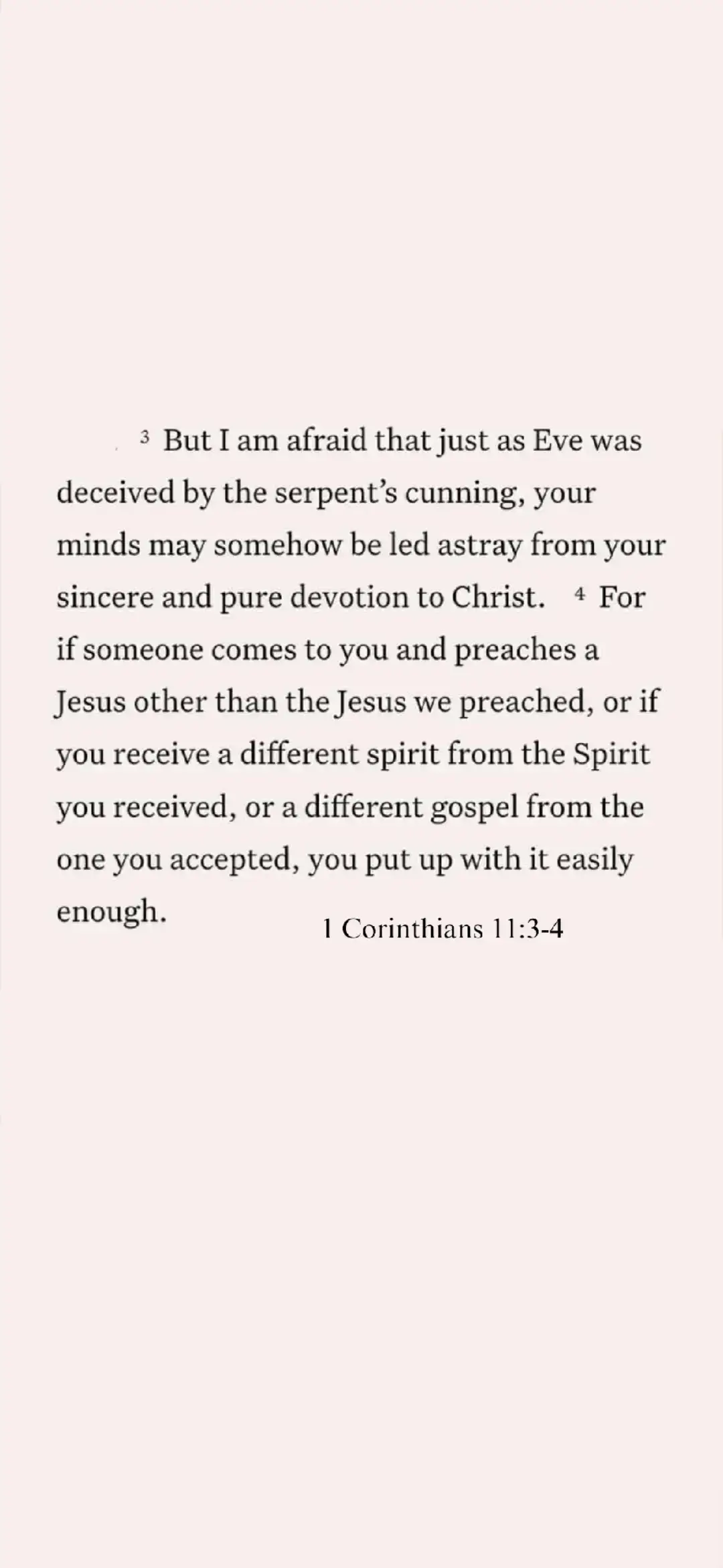 False men roam this earth. Some even think they rule it... Do not be deceived.  Do not be deceived. Do. not. be. deceived.  #Bible #BibleReading #Devotional 