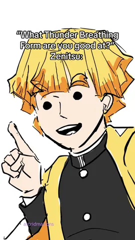 I hope this makes sense 💀Zenitsu just that guy who becomes a god at one thing that everything else doesn’t matter anymore  —- Audio from SnapCube’s fan dub of Sonic  #demonslayer #infinitycastle #fyp #meme #animation 