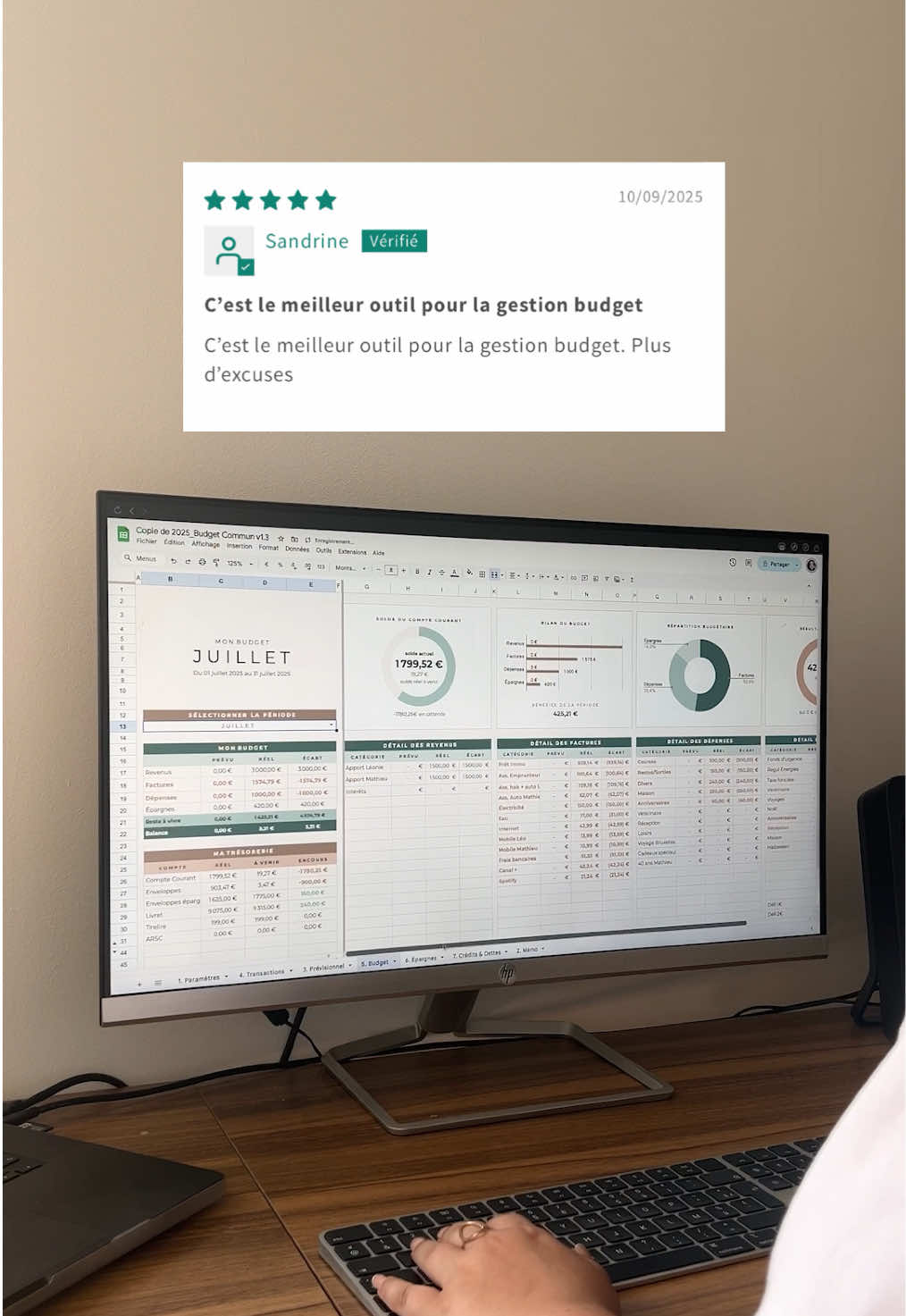 Avoir un retour sur ce qu’on crée c’est toujours ultra stressant. Pour moi le challenge c’était de vous proposer l’outil budget le plus complet du marché et quand je vois vos retours après presque un an, ça me met en joie et ça me laisse penser que j’ai réussi. Alors merci pour votre confiance. Je suis heureuse de ne pas vous avoir déçu ⭐️⭐️⭐️⭐️⭐️ Le planner est dispo sur mon site www.budgetdiary.fr (le lien est sur mon profil) et en ce moment tu peux avoir -10% sur ta commande avec le code BUDGET10  #budget #plannerbudget #gerersonbudget #argent #financespersonnelles 