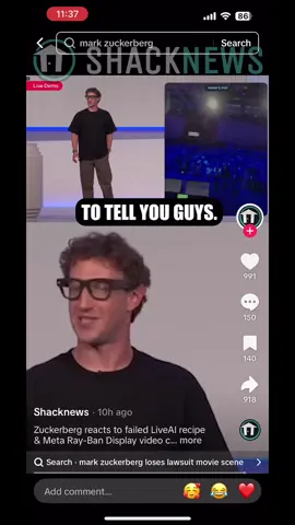 If only people rewarded me for flopping the way they reward mark zuckerberg #meta #ai #corporategossipgirl 