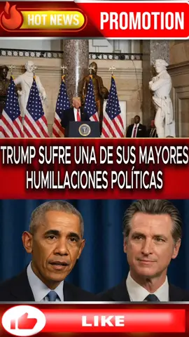 Donald Trump enfrenta un golpe político inesperado que muchos califican como su mayor humillación.  #NoticiasUSA #Trump #UltimaHora #WashingtonDC #FYP