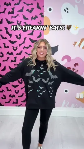 Batty vibes onlyyy 🦇✨ #bat #halloween #spookyszn #boutique #sparkle 