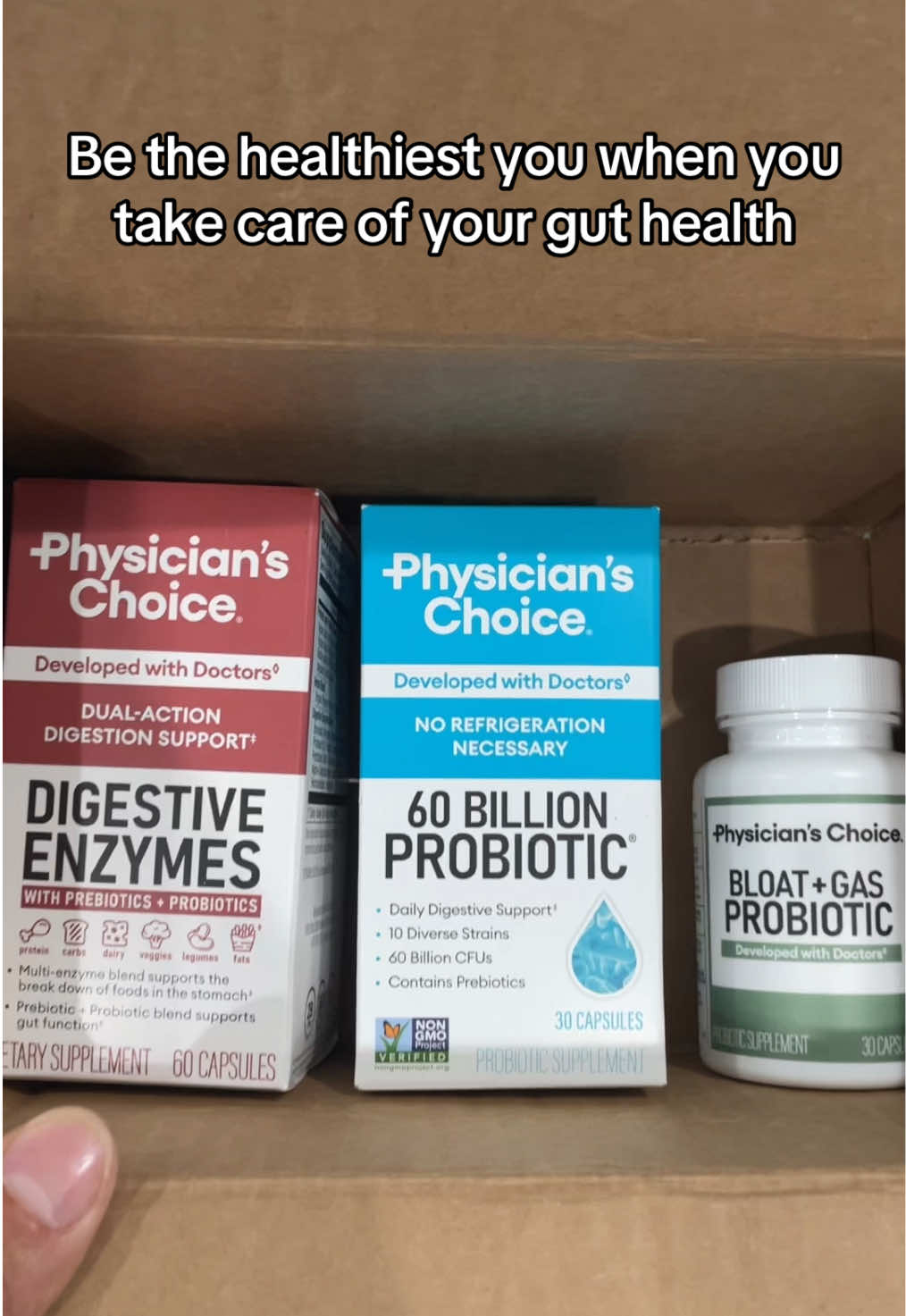 This is your sign to get this bundle & fix your gut health #physicianschoice #probiotics #prebiotics #digestiveenzymes #guthealthtips 