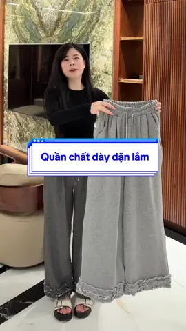 Quần chất dày dặn lắm #xuhuong #thoitrangnu #quansuong #quanni 