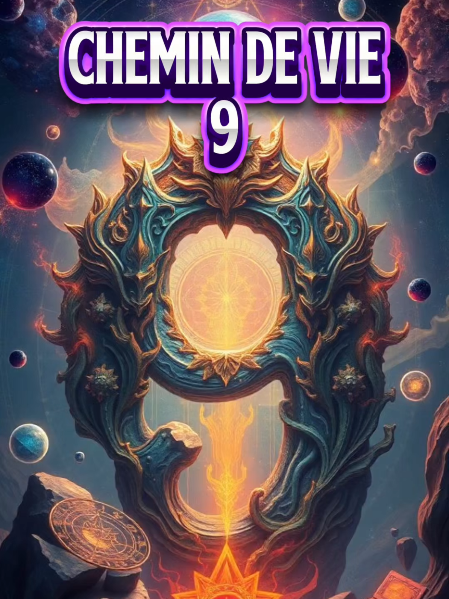 Explication du chemin de vie 9 selon l'astrologie. #Astrologie #Zodiaque #CheminDeVie