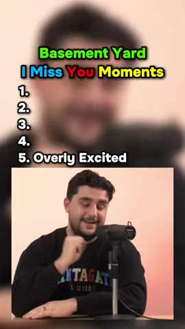 Basement Yard I Miss You Moments #basementyard #fyp #top5 