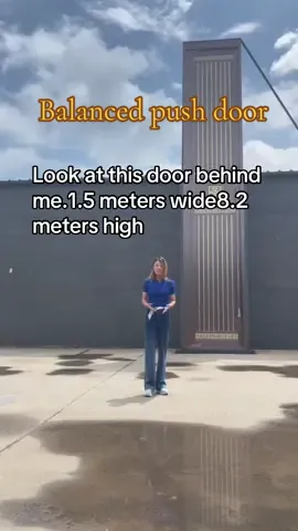 Automatic Door #Balanced push door#Dagaomen#Super door