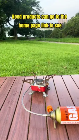 Outdoor card stove, a good tool for camping, if you like the product, you can go to the homepage to check the store link.#fyp #Outdoors #TikTok #camping #foryoupage 