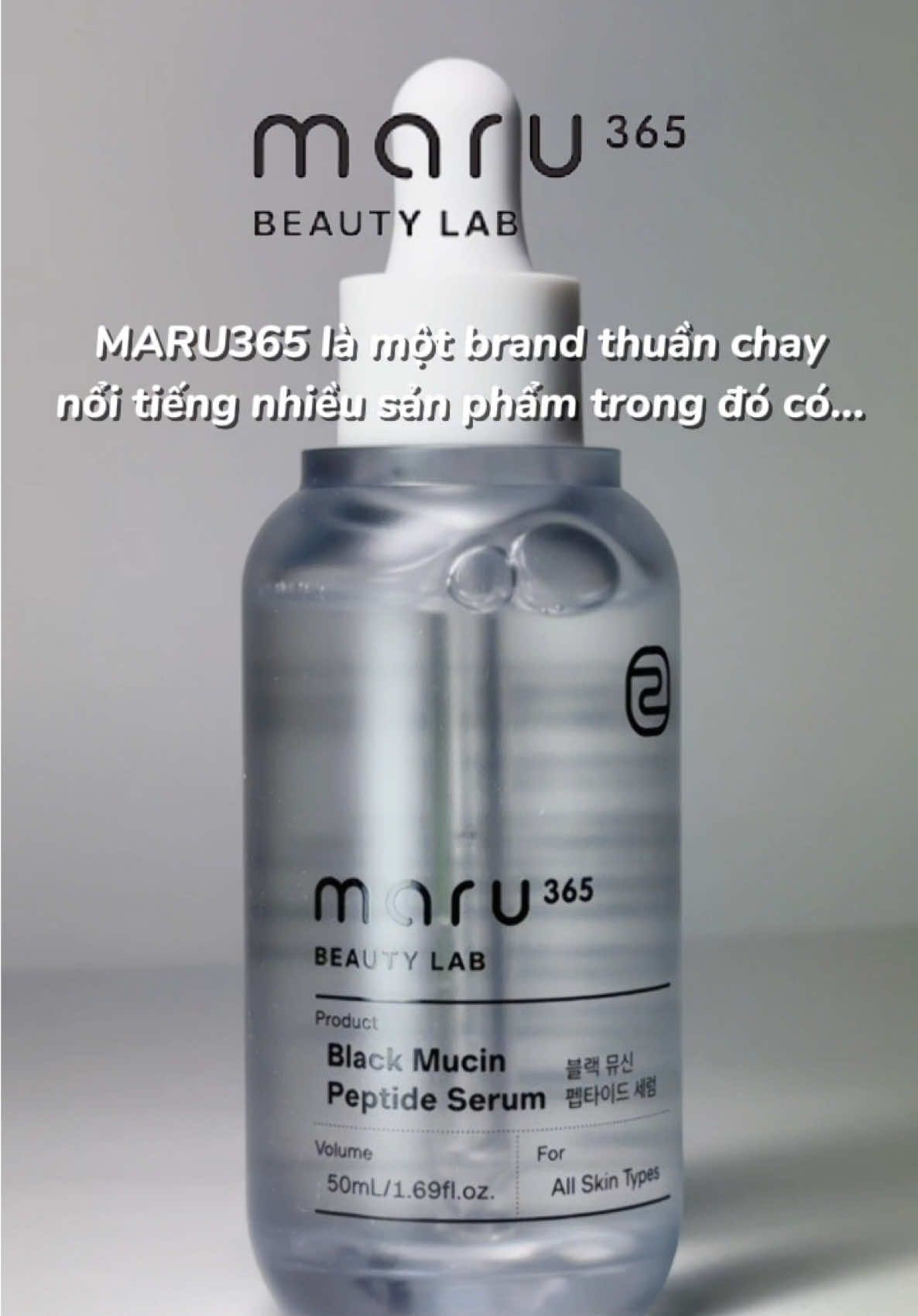 ối zồi ôi đã thế @Maru365 Beauty Lab #Maru365 #Blackmucinpeptide #serumnamtruffleden 