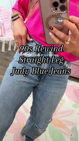 The best viral Judy Blue Jeans are these 90s rewind rigid magic jeans! That vintage wash is literally everything @Walker Rose Boutique  #judybluejeans #straightlegjeans #90sfashion #vintagejeans  #tiktokshoprestock 