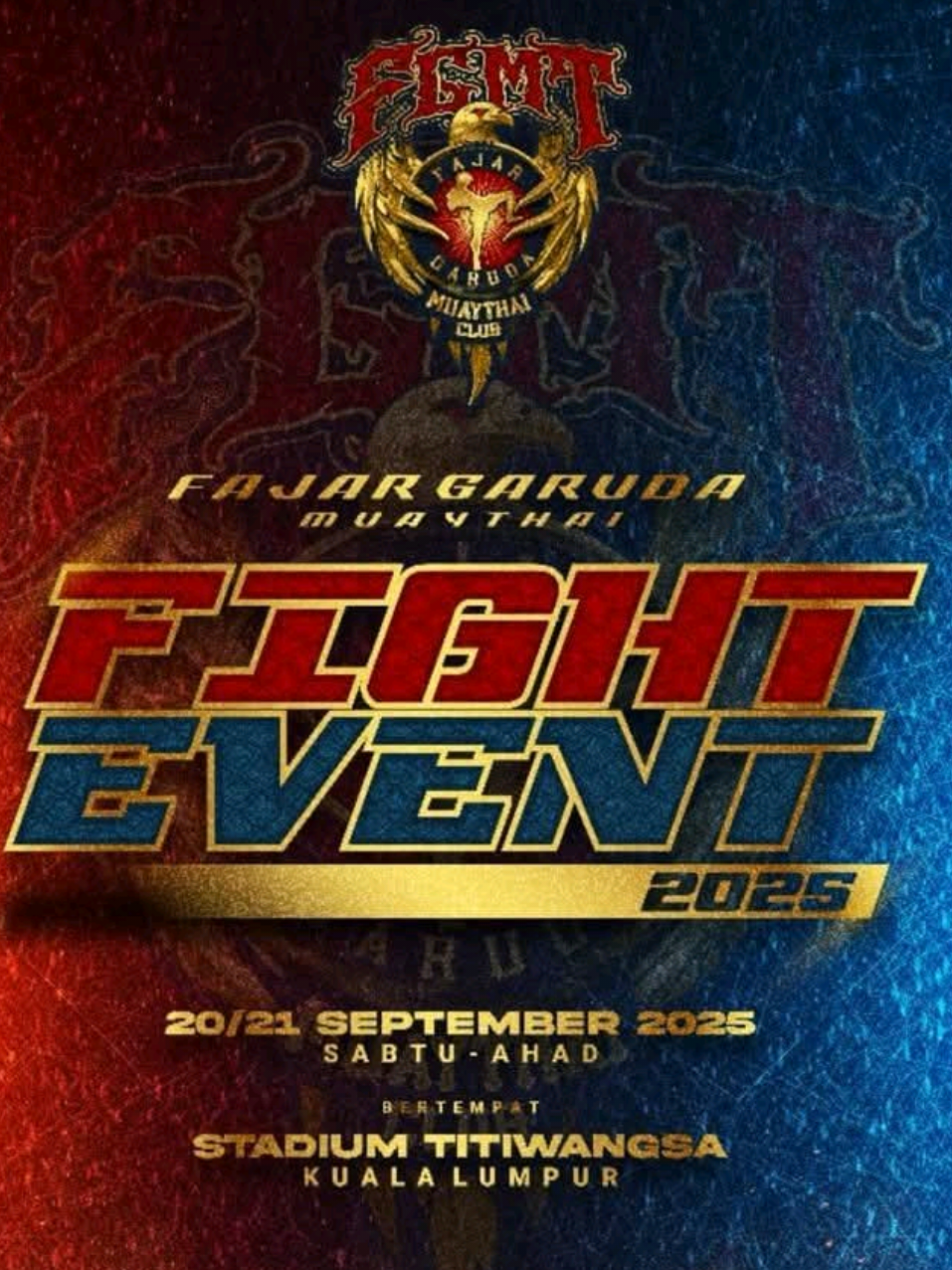 ‼️Jom RAMAI-RAMAI ke Stadium Titiwangsa Sabtu & Ahad ni geng‼️ @fgts_martialart_gym #fajargarudamuaythai #gengtoyol #selambaxselamba #FGMT #muaythai 