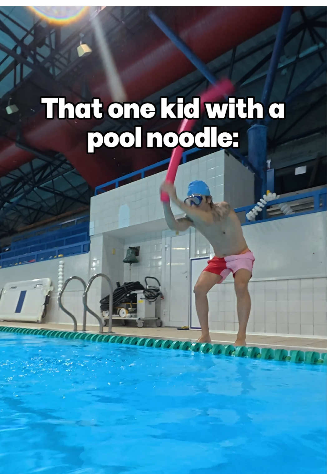 They’re at every pool 😃 Wearing THEMAGIC5 Custom-fit swimming goggles 15% OFF CODE - MRAMPHIBIA15 Link in bio.