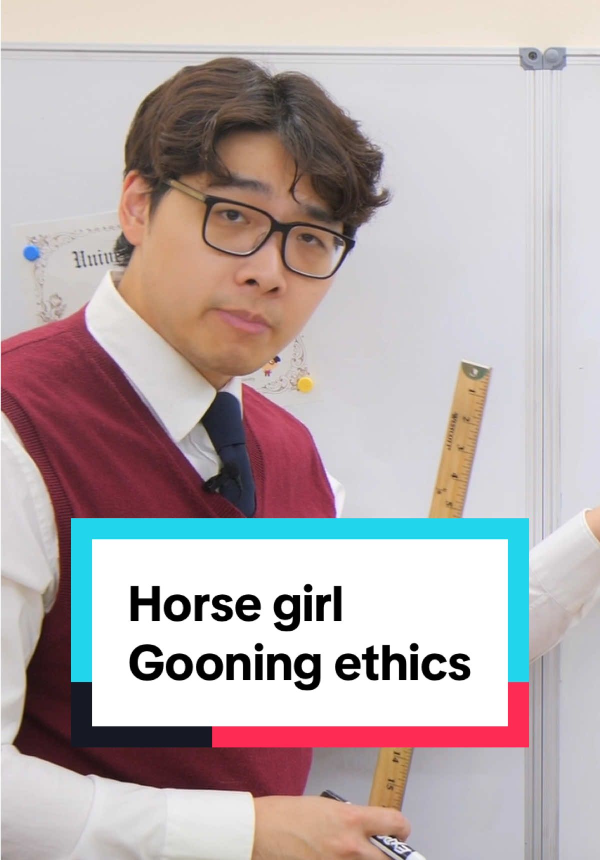 What is the ethicality of horse girl gooning?