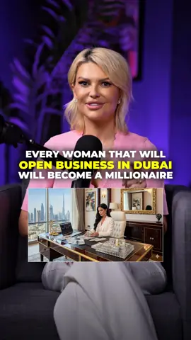 Every woman who opens a business in Dubai becomes a millionaire 💼💎 #WomenInBusiness #DubaiOpportunities #MillionaireMindset