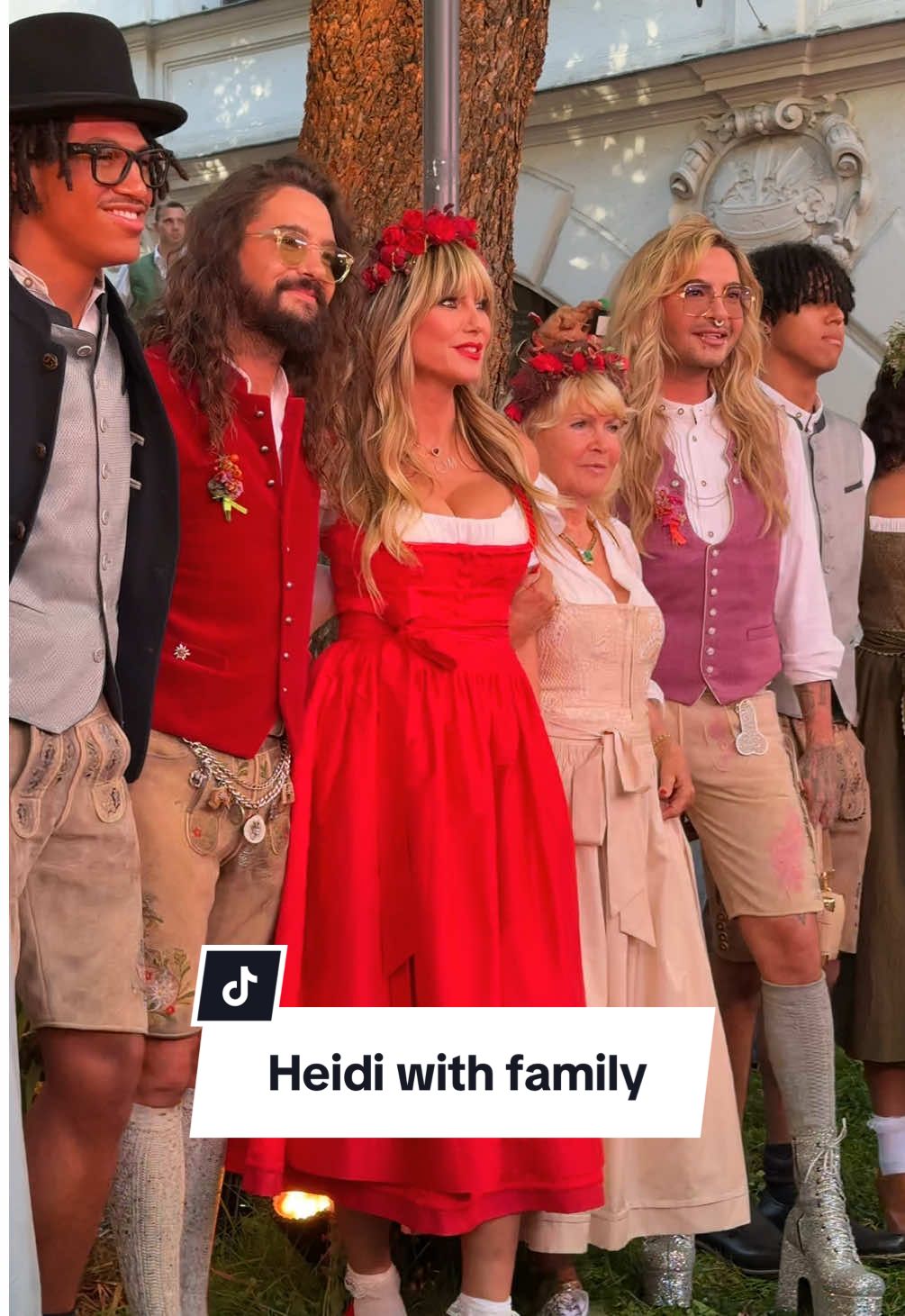 @heidi klum, @leni, @Bill Kaulitz, #henrysamuel, #ernaklum & Co. at today’s #HeidiFest in Munich. #voguegermany #oktoberfest 