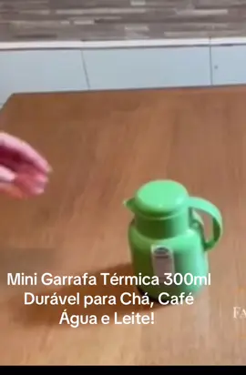 Mini Garrafa Térmica 300ml Durável Chá Café Água Leite #VozDosCriadores #mini #cafe #casa #shopee 