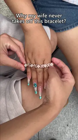Why does my wife never take off this bracelet? #fyp #foryoupage #healthylifestyle #wellness #copperbracelet #magneticbracelet #jointrelief #bettersleep #tiktokmademebuyit #tiktokshop
