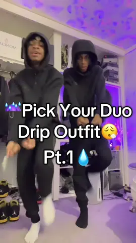 👉🏽Pink Your Duo Drip Outfit😮‍💨☔️ #fyp #outfit #drip #duo #makethisblowup 