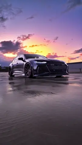 🌅🌅🖤 #audi #rs6 #cars #fyp #foryou 