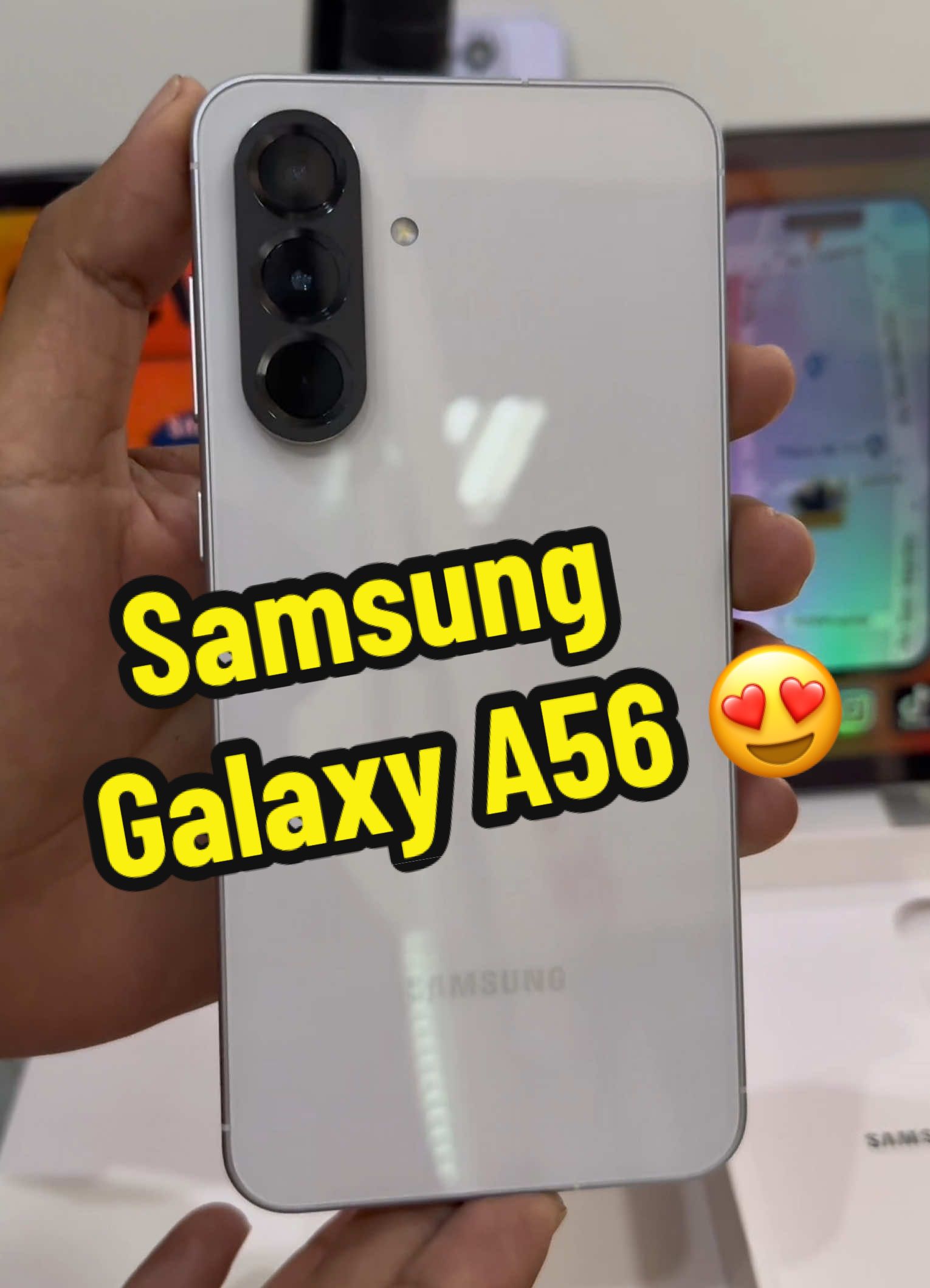 Samsumg Galaxy A56 5G 😍 adquiere uno nuevo en la tienda CLEVER THINGS 🏪 Ubicado en la ciudad de ICA, Calle Ayabaca 246, centro comercial ICA SHOPPING PLAZA, segundo piso, tiendas número 73 y 77. #a56blanco #samsunga56 #samsunggalaxya56 #a565gblanco