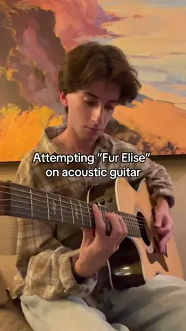 “Fur Elise” but my guitar thinks it’s a piano #guitar #guitartok #foryou