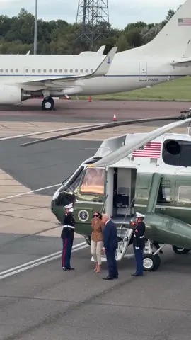President Trump and the First Lady depart the UK after an incredible State Visit! 🇺🇸🇬🇧