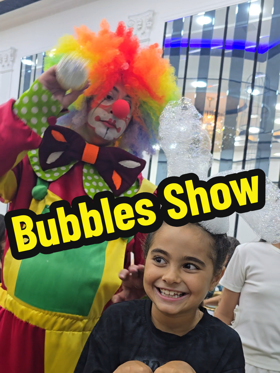 Bubble Show ☺️ #funny #Love #kids 
