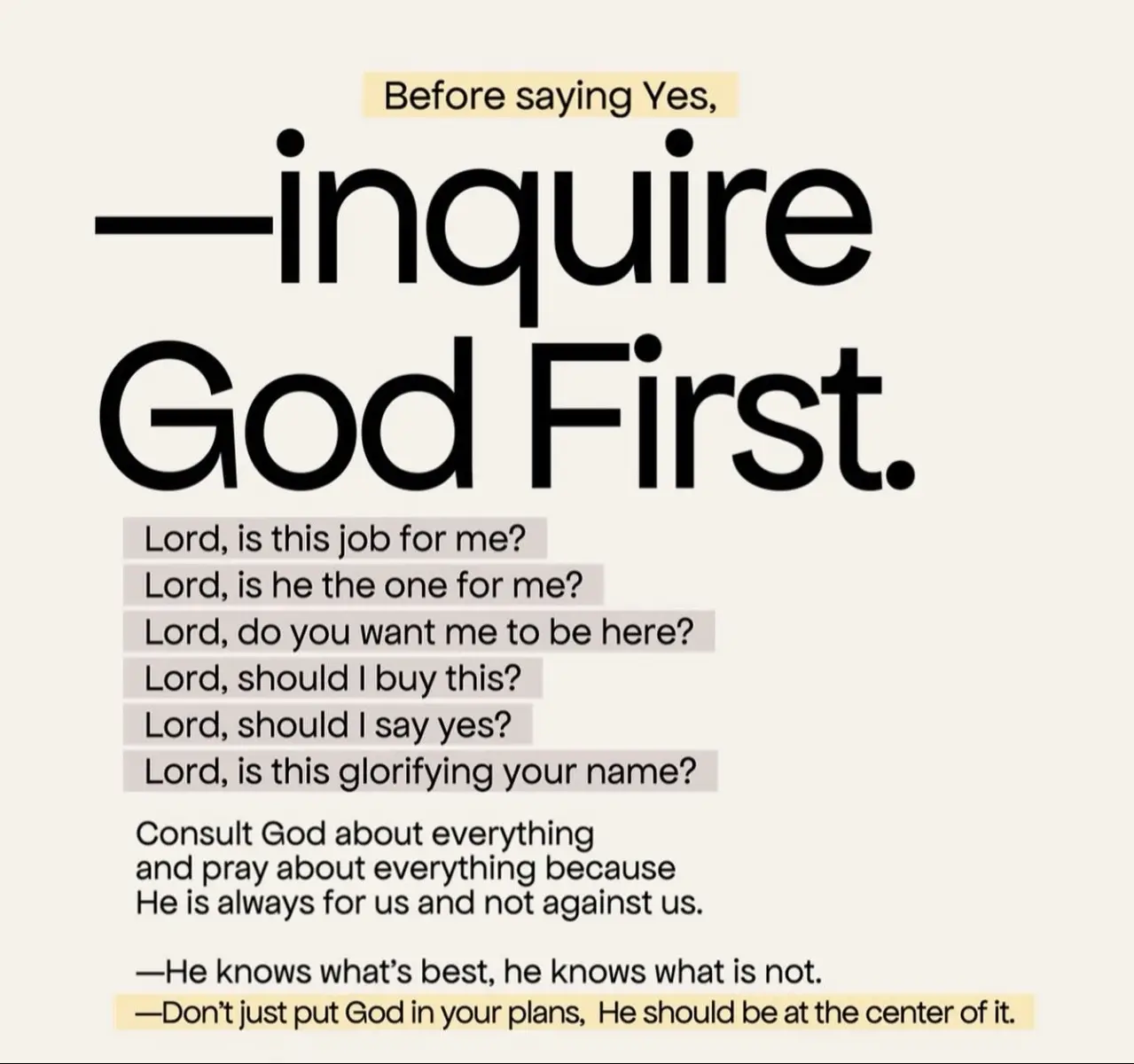 before you make a decision ask the Lord if it’s the right one…. always put the Lord first in every decision you make. ##womanofgod##notashamed##usemelordforyourglory