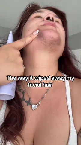 A facial cream that actually works  #flamingo #facialhairremoval 